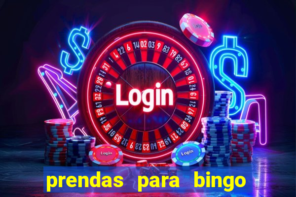 prendas para bingo de natal